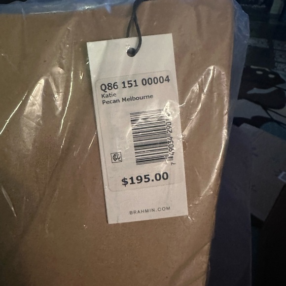 NWT, NIP Brahmin Katie Pecan Melbourne Purse - Picture 6 of 9